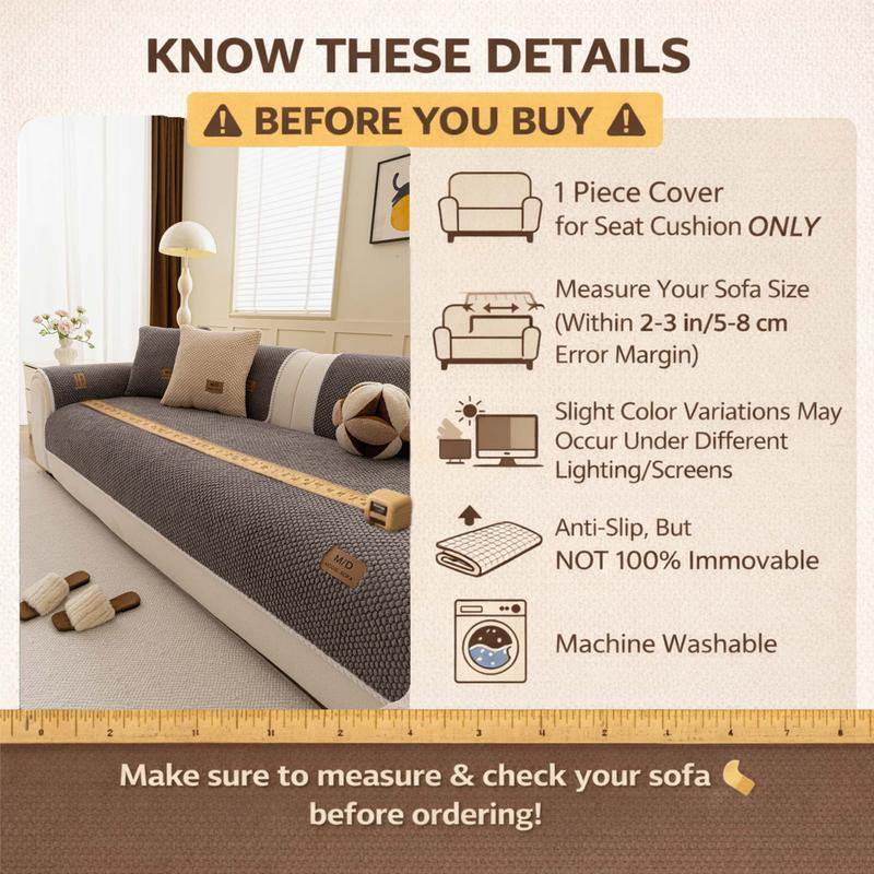 Luxury Thick Removable Couch Cover