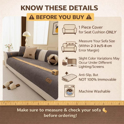 Luxury Thick Removable Couch Cover
