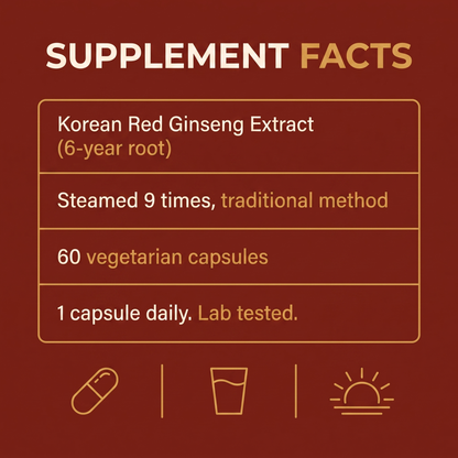 Emberra® Korean Red Ginseng Capsules